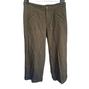 Vintage Ralph Lauren Purple Label Wool Cashmere Blend Cropped Trouser‎ Pants